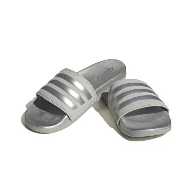 adidas Slippers Adilette Comfort grey/silver Ladies - 1 Pair