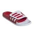 adidas Slide Adilette TND (Velcro, Cloudfoam Midsole) white/red - 1 pair