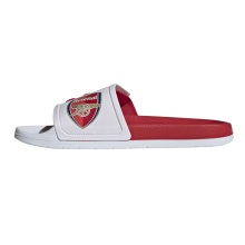 adidas swimming shoes Adilette TND Arsenal London (Velcro fastener, Cloudfoam midsole) white/red - 1 pair