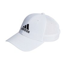 adidas Baseball Cap Embroidered Logo Lightweight White Cap for Men