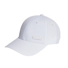 adidas Baseball Cap with Metal Badge Lightweight White Cap for Men