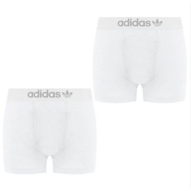 adidas Originals Comfort Flex White Boxer Shorts for Men 2-Pack