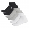 adidas Sport Socks Ankle Cushion Low black/white/grey 6-pack