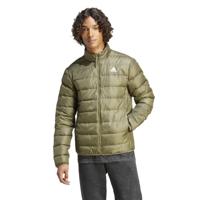 adidas Down Jacket Essentials Light (water-repellent) olive green Men's