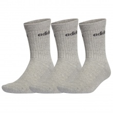 adidas Sport Socks Crew Half Cushioned Logo Grey - 3 Pairs