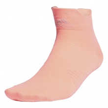 adidas Running Ankle Socks Performance Coral Red - 1 Pair