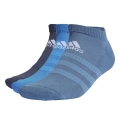 adidas Sport Socks Sneaker Cushion Low blue/light blue/navy blue - 3 Pairs