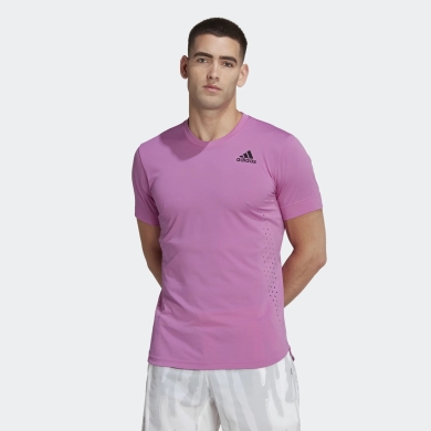 adidas Tennis T-shirt New York FreeLift Tee purple men's