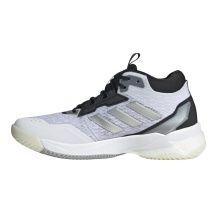 adidas Indoor Court Shoes CrazyFlight 5 Mid white/silver/black ladies