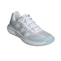 adidas Indoor Court Shoes ForceBounce 2.0 2024 white/light blue ladies