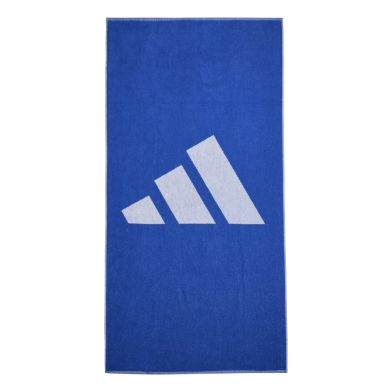 adidas Towel (100% Cotton) royal blue/white 140x70cm