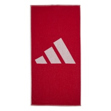 adidas Towel (100% Cotton) red/white 50x100cm