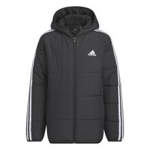 adidas Winter Insulation Jacket 3-Stripes Padded (PFC-Free, Water-Repellent) Black Kids