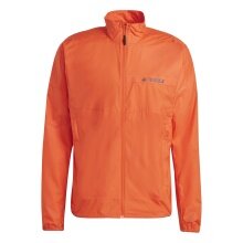 adidas Running Training Jacket Terrex Multi Wind (lightweight, Windbreaker) orange Men's