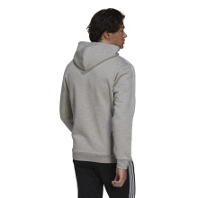 adidas Hoodie Essentials Hoodie 3-Stripe Logo grey/white Men