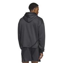 adidas Leisure Hoodie Select (Recycled Polyester) carbon grey/black Men