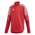 adidas Long Sleeve Shirt Team Tiro 21 (Stand-up Collar, Recycled Polyester) Red Boys