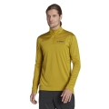 adidas Long Sleeve Terrex Multi Half-Zip (moisture-absorbing, recycled polyester) yellow Men