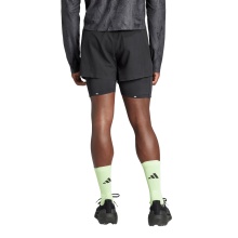 adidas Ultimate 2-in-1 Running Shorts (integrated short tights) short black men's