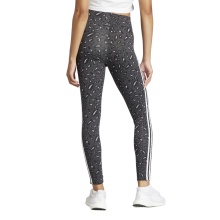 adidas Sport Leggings Essentials 3-Stripes Animal Print Tights grey/black ladies