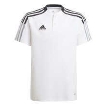 adidas Sport Polo Team Tiro 21 white Boys