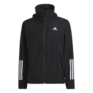 adidas Rain Jacket BSC 3-Stripes RAIN.RDY (waterproof) black men's