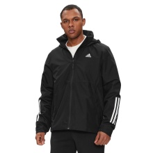 adidas Rain Jacket BSC 3-Stripes RAIN.RDY (waterproof) black men's