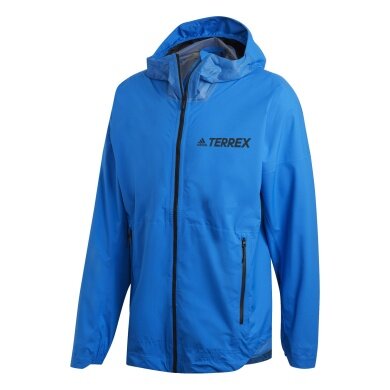 adidas Rain Jacket Zupahike TERREX 2.5 Layer RAIN.RDY (waterproof, breathable) blue men's