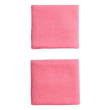 adidas wrist sweatband Small pink - 2 pieces