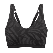 adidas Functional Underwear Sports Bra Bralette (4-Way Stretch) black/grey Ladies