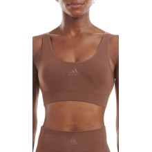 adidas Functional Underwear Sports Bra Bralette (seamless, perfect fit) brown ladies