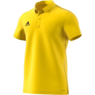 adidas Sport Polo Core 18 Climalite Yellow Men's