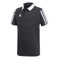 adidas Sport Polo Tiro 19 Cotton (Cotton, moisture-wicking) black boys