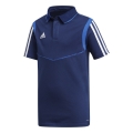 adidas Sport Polo Tiro 19 Cotton (Cotton, moisture-wicking) dark blue boys