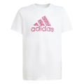 adidas Casual T-shirt Animal Print Graphic (100% Cotton) white Kids