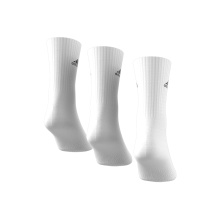 adidas Sport Socks Crew Cushioned (arch support, fully padded) white/black - 3 pairs