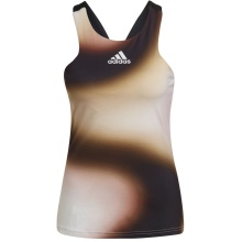 adidas Tennis Tank Melbourne Printed Y Tank Top black/sand/white ladies