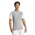 adidas Tennis Polo Airchill Pro FreeLift Heat.Rdy grey/white Men's