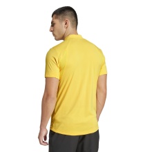 adidas Tennis Polo Henley Pro FreeLift Heat.Rdy white/yellow men's