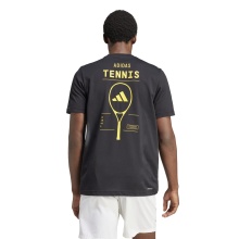 adidas Tennis T-Shirt Category Graphic Aeroready 2024 black Men's