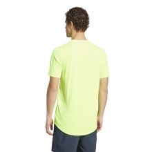 adidas Tennis T-shirt Club 3-Stripes lime green Men's