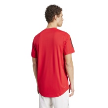 adidas Tennis T-shirt Club 3-Stripes red men's