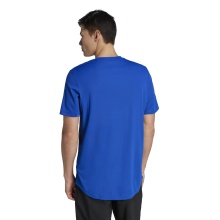 adidas Tennis T-shirt Club 3 Stripes royal blue Men's