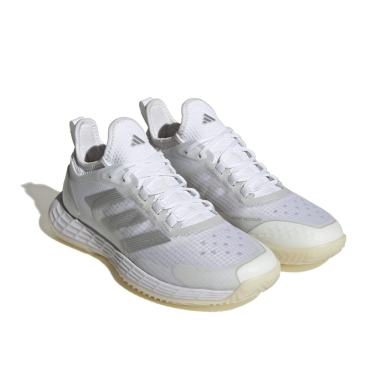 adidas Tennis Shoes Adizero Ubersonic 4.1 Allcourt/Lightweight White/Silver Ladies