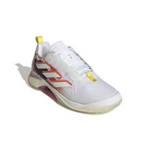 adidas Tennis Shoes Avacourt Allcourt (Cushioning) White/Multicoloured Women