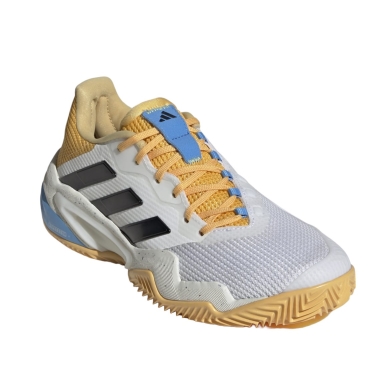 adidas Tennis Shoes Barricade 13 Clay/Sand Court 2024 white/black/orange ladies