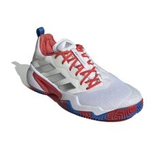 adidas Tennis Shoes Barricade Allcourt (Stable) White/Red/Royal Blue Men's