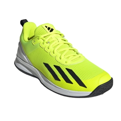 adidas Courtflash Speed Allcourt Tennis Shoes lime green/black/white Men's