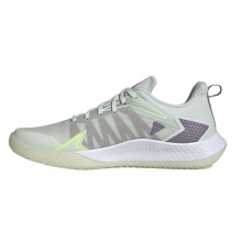 adidas Tennis Shoes Defiant Speed Allcourt Light Green/Purple Ladies