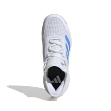 adidas Tennis Shoes Ubersonic 4 Allcourt 2024 white/blue Kids